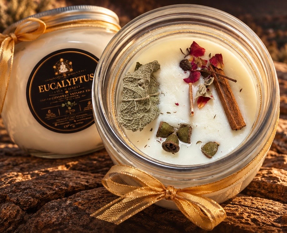 Eucalyptus Soy Candle - Relax and Connect