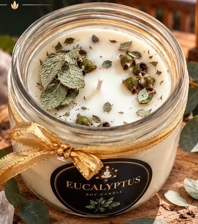 Eucalyptus Soy Candle - Relax and Connect