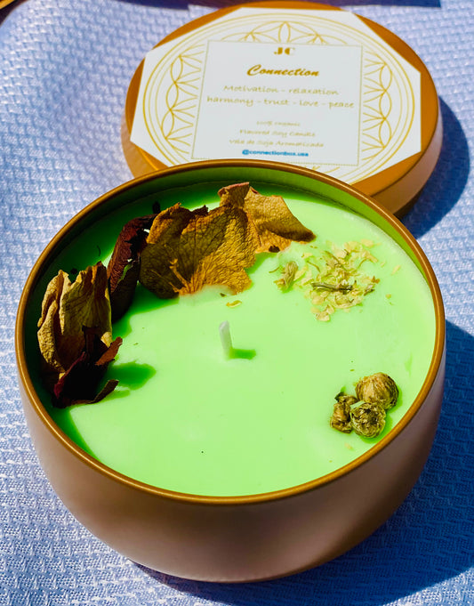 Velas de soja Eucalipto - Renuevo mi Energía y me Reconecto