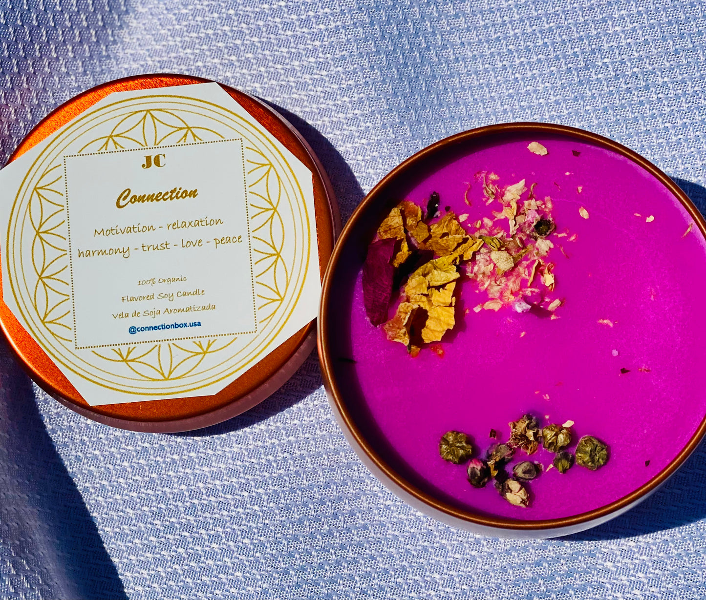 Velas de soja - Magia de Amor - Rosas Sandalo